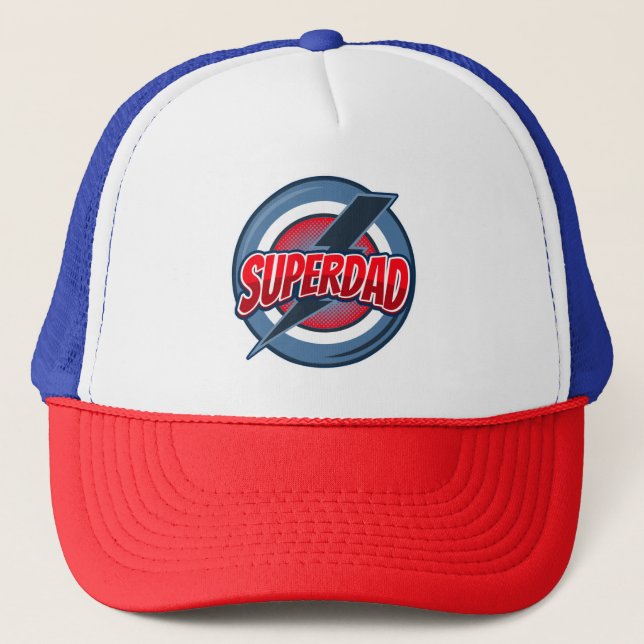 Father's day Superdad for super dad   Trucker Hat (Front)