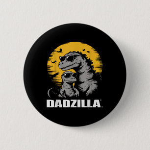 Fathers Day Surprise For The Ultimate Dino Dad - D 6 Cm Round Badge
