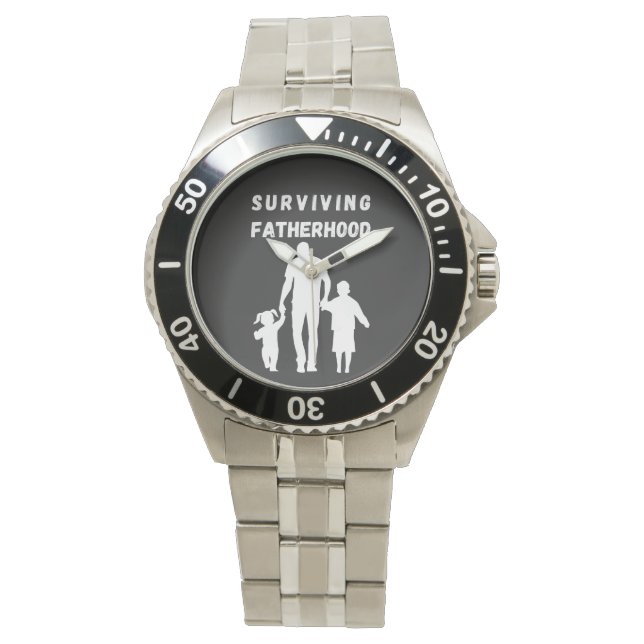 Father's day Surviving Fatherhood  Watch (Front)
