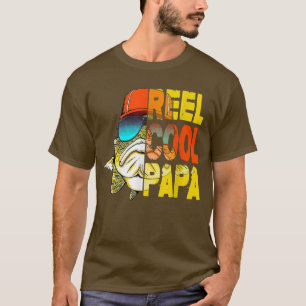 Father's Day T  Fishing Reel Cool Papa  T-Shirt