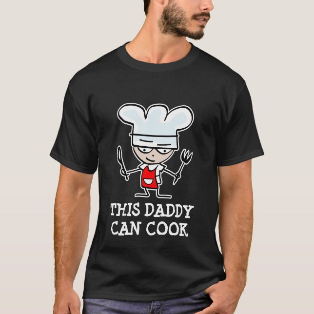 Father's Day T shirt for cooking enthusiasts (Front)