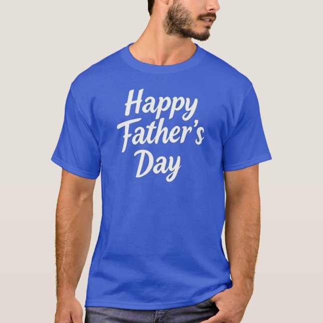 "Father's Day T-Shirt – World's Best Dad | Unique  (Front)
