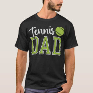 Fathers Day Tennis Dad Tennis Lover Dad aba basket T-Shirt