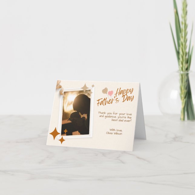 Father's day thank you card (Front)