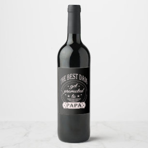 Father's Day The Best Daddy Wine Label