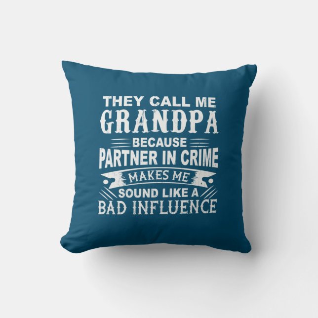 Father's Day They Call Me Grandpa Cushion (Front)