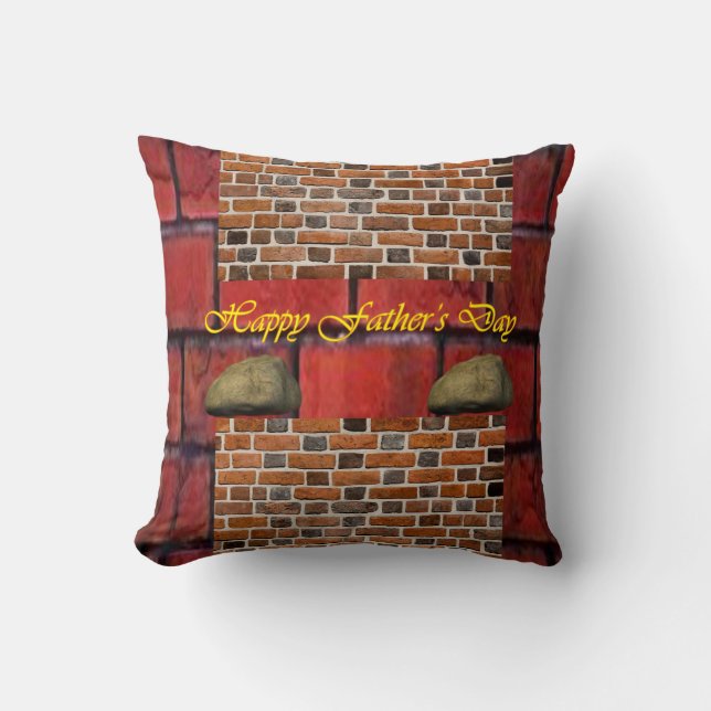 Father's Day Throw Pillow (Front)