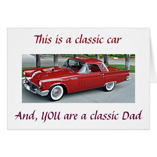*FATHER'S DAY* TO MY "CLASSIC DAD" (Front Horizontal)