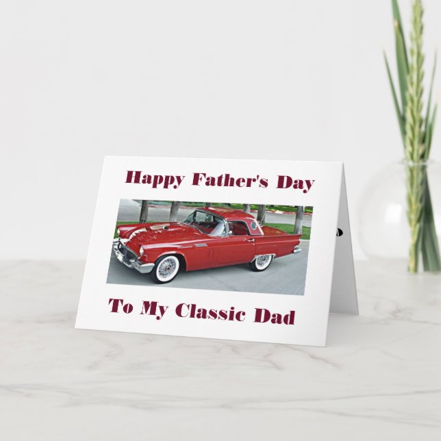 **FATHER'S DAY** TO THE MAN WHO RAISED ME CARD (Front)