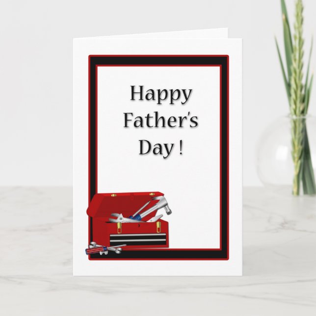 Father's Day Toolbox Card (Front)