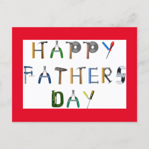 Father's Day Tools Postcard