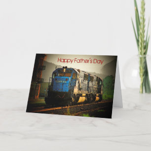 Father's Day Train Card