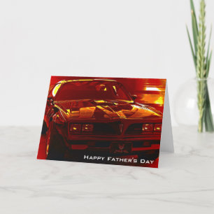 Father's Day Trans Am Greeting Card