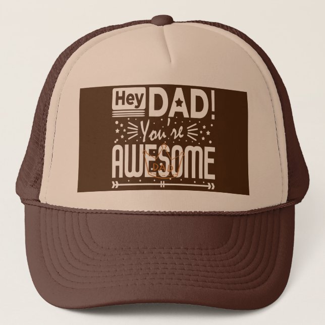 Father's day  trucker hat (Front)