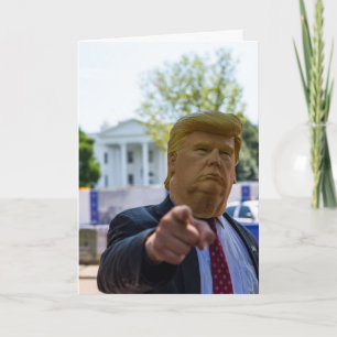 FATHER'S DAY TRUMP MASK FUNNY CARD FOR DAD