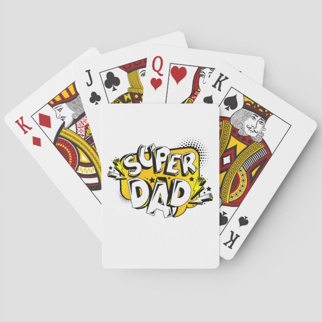 FATHER'S DAY TSHIRT  PLAYING CARDS (Back)