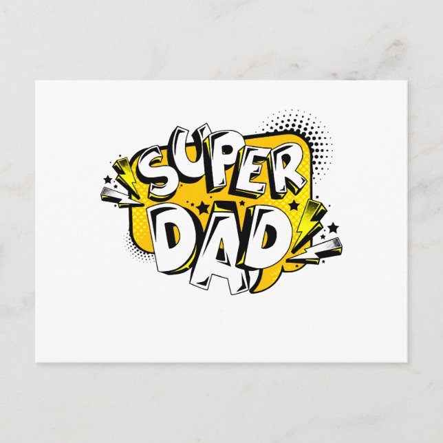 FATHER'S DAY TSHIRT  POSTCARD (Front)