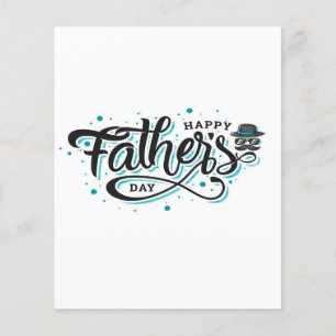 Fathers day typography Cute Gift Family Lover Flyer