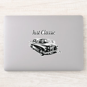 Father's Day Typography Design Just Classic Car