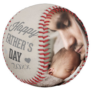 Fathers Day Unique Personalised (grey) Softball