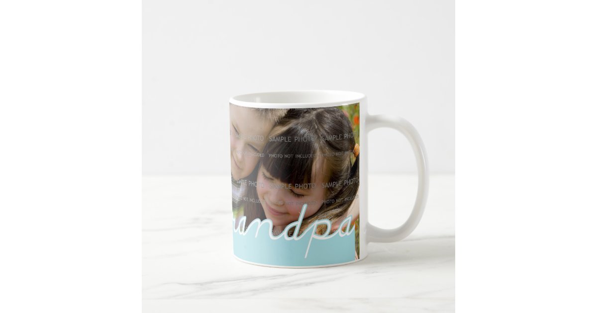 Download Father's Day "We Love Grandpa" Mug with Photo | Zazzle.co.uk