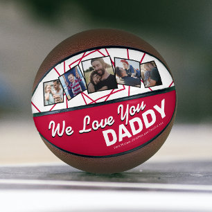 Father's Day   We Love You Daddy Photo Basketball