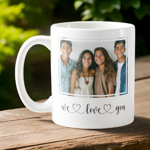 Father's Day We Love You Photo  Coffee Mug
