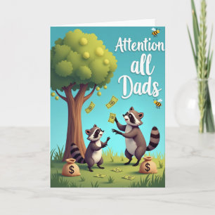 Fathers Day Wealth Tree Card