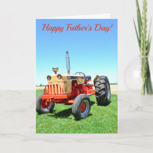Father's Day Wishes with Tractor Card