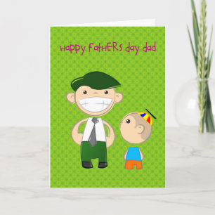Father's Day with cute boy Card