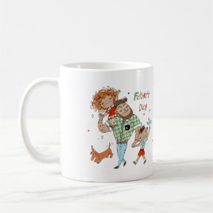 Father's Day with Warm Happy Moments Coffee Mug