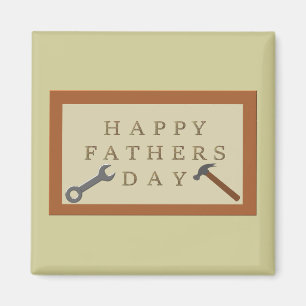 Fathers Day Wooden Sign Magnet