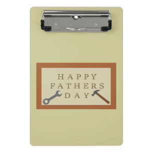 Fathers Day Wooden Sign Mini Clipboard