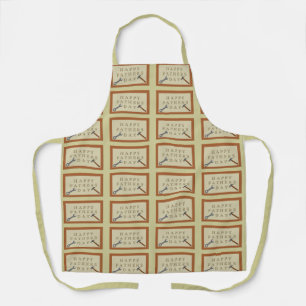 Fathers Day Wooden Sign Patterned Apron