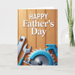 Fathers Day Woodwork Card