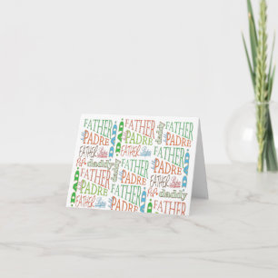 Father's Day Wording Card