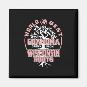 Father's Day   World Best Grandma Magnet