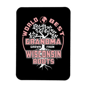 Father's Day   World Best Grandma Magnet