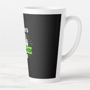 Father's Day Worlds Best Shih Tzu Dog Dad Latte Mug