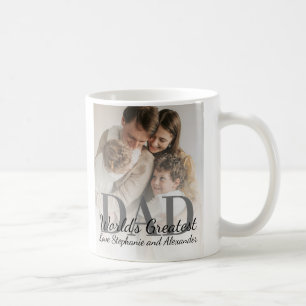 Father's Day World's Greatest Dad with Photo Coffee Mug