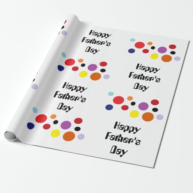 Father's Day wrapping paper by dalDesignNZ (Unrolled)