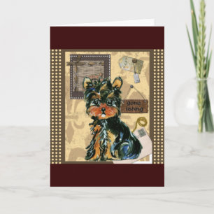 FATHER'S DAY YORKIE CARD