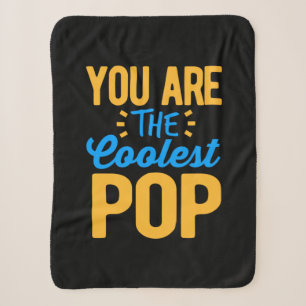 Father's Day You Are The Coolest Father Sherpa Blanket