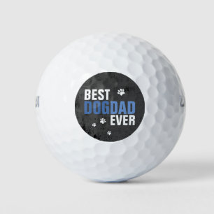 Father's Doggie Day Blue Golf Balls