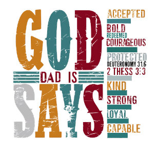 Fathers God Dad Says Trucker Hat