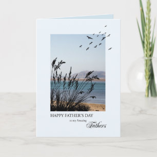 Fathers on Father's Day, Seaside Scene Card