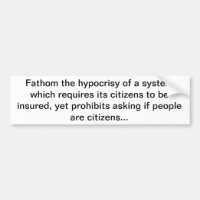 Fathom the hypocrisy of a system which requires...