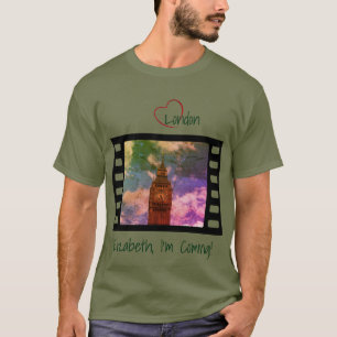 Fatigue Green London Big Ben Unisex T-Shirt