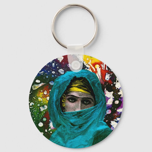 Fatima by Michael Moffa Key Ring (Front)