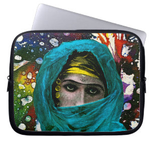 Fatima by Michael Moffa Laptop Sleeve